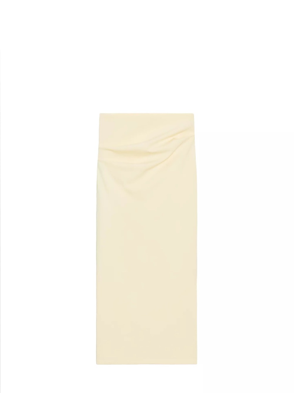 Zara yellow stretch Long Pencil Skirt